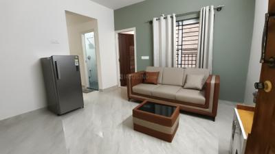 Living Room Image of 699 Sq.ft 1 BHK Builder Floor for rent in Mahadevapura Bengaluru for Rs. 32000