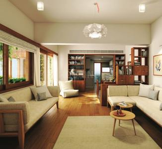 Hall Image of 1927 Sq.ft 3 BHK Apartment / Flat for sale in Total Environment In That Quiet Earth Phase 1, Bileshivale Bengaluru for Rs. 32500000