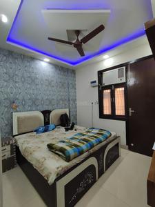Bedroom Image of 600 Sq.ft 2 BHK Builder Floor for rent in Uttam Nagar New Delhi for Rs. 19000