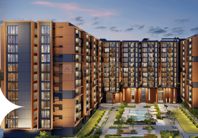 Image of 1234 Sq.ft 2 BHK Apartment / Flat for sale in Casagrand Estoria, Kelambakkam, Chennai for Rs. 7000000