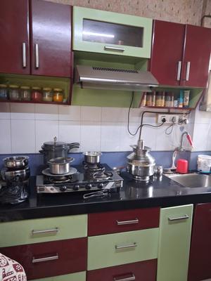 Kitchen Image of 900 Sq.ft 2 BHK Apartment / Flat for rent in Thane West Thane for Rs. 35000