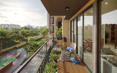 Balcony Image of 1683 Sq.ft 2 BHK Apartment / Flat for sale in Sargasan Gandhinagar for Rs. 6732000