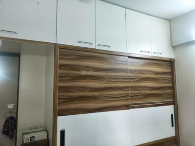 Kitchen Image of 550 Sq.ft 1 BHK Apartment / Flat for rent in Savvy Studioz, Gota Ahmedabad for Rs. 17500