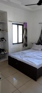 Bedroom Image of 1000 Sq.ft 3 BHK Apartment / Flat for sale in Radhika Park Rajkot for Rs. 4500000