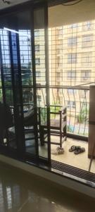Balcony Image of 1250 Sq.ft 2 BHK Apartment / Flat for rent in Kopar Khairane Navi Mumbai for Rs. 70000
