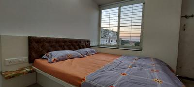 Bedroom Image of 1975 Sq.ft 4 BHK Apartment / Flat for rent in Archit The Zodiac, Anandvalli Nashik for Rs. 35000
