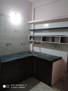 Kitchen Image of 500 Sq.ft 1 BHK Builder Floor for rent in Nanda Nagar Indore for Rs. 8000