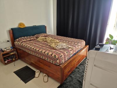 Bedroom Image of 815 Sq.ft 2 BHK Apartment / Flat for rent in Godrej Boulevard, Manjari Budruk Pune for Rs. 27500