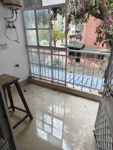 Balcony Image of 1000 Sq.ft 2 BHK Apartment / Flat for rent in Jai Lakshmi Apartment, Patparganj New Delhi for Rs. 30000