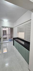 Kitchen Image of 1300 Sq.ft 3 BHK Apartment / Flat for rent in Nyati Era III, Dhanori Pune for Rs. 34000