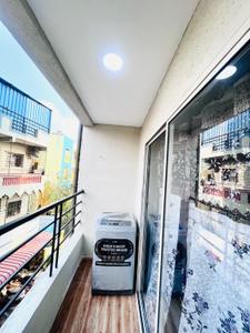 Balcony Image of 600 Sq.ft 1 BHK Apartment / Flat for rent in Kharadi Pune for Rs. 23000