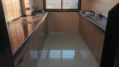 Kitchen Image of 1230 Sq.ft 3 BHK Apartment / Flat for rent in Airoli Navi Mumbai for Rs. 65000