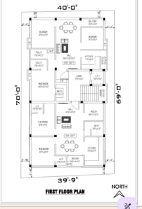 Image of 1194 Sq.ft 3 BHK Apartment / Flat for sale in Nanganallur, Chennai for Rs. 13731000