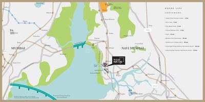 Image of 1200 Sq.ft 2 BHK Apartment / Flat for sale in L And T Seawoods Opal At West Square, Nerul, Navi Mumbai for Rs. 20005000