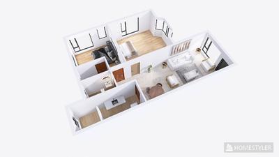 Image of 1200 Sq.ft 2 BHK Apartment / Flat for sale in Narayanapura, Bengaluru for Rs. 5400000