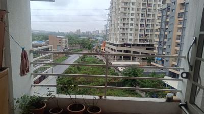 Balcony Image of 852 Sq.ft 2 BHK Apartment / Flat for rent in River Edge Selenia, Moshi Pune for Rs. 15000