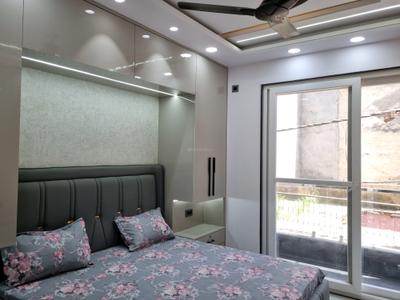 Bedroom Image of 1300 Sq.ft 3 BHK Builder Floor for sale in Saarthi Affordable Homes, Bindapur New Delhi for Rs. 12500000
