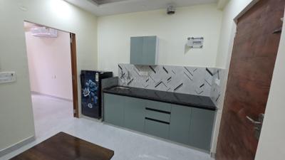Kitchen Image of 650 Sq.ft 1 BHK Apartment / Flat for rent in Karolan Ka Barh Jaipur for Rs. 19000