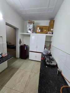 Kitchen Image of 500 Sq.ft 1 BHK Builder Floor for rent in Bank Colony Patiala for Rs. 11000