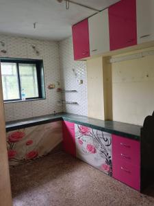 Kitchen Image of 550 Sq.ft 1 BHK Apartment / Flat for rent in Indira Nagar Nashik for Rs. 8000
