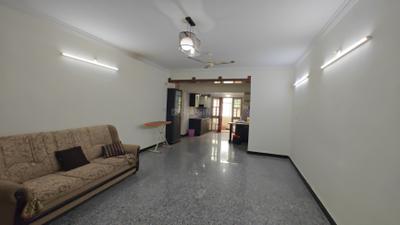 Living Room Image of 1500 Sq.ft 3 BHK Apartment / Flat for rent in Kaggadasapura Bengaluru for Rs. 45000