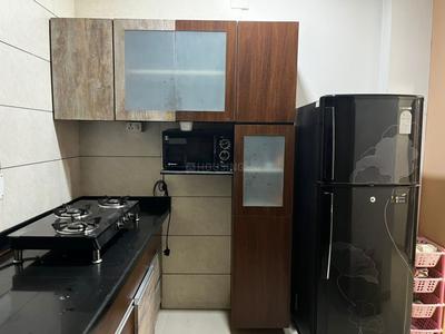 Kitchen Image of 1450 Sq.ft 2 BHK Apartment / Flat for rent in Aroma Tirupati Aakruti Greenz, Chharodi Ahmedabad for Rs. 29500