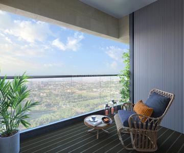 Balcony Image of 3170 Sq.ft 4 BHK Apartment / Flat for sale in Indraprasth Shivanta, Ambli Ahmedabad for Rs. 20650005