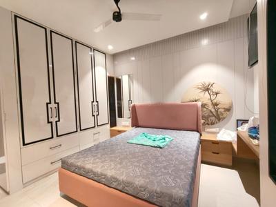 Bedroom Image of 1500 Sq.ft 3 BHK Apartment / Flat for rent in Shri 4 Taljai Hills, Dhankawadi Pune for Rs. 40000