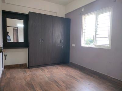 Bedroom Image of 450 Sq.ft 1 BHK Builder Floor for rent in Chansandra Bengaluru for Rs. 19000
