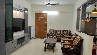 Living Room Image of 1100 Sq.ft 3 BHK Apartment / Flat for rent in Amrutha Heights, Whitefield Bengaluru for Rs. 66000