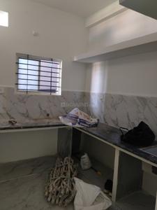 Kitchen Image of 700 Sq.ft 1 BHK Independent House for rent in Sarthak Singapore Radha Kunj, Sanwer Indore for Rs. 13000