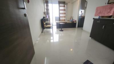 Living Room Image of 765 Sq.ft 1 BHK Apartment / Flat for rent in Airoli Navi Mumbai for Rs. 44000