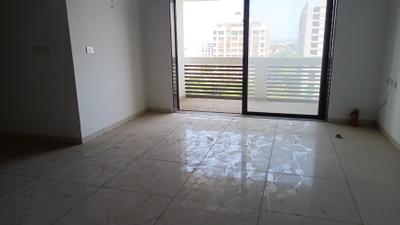 Living Room Image of 2400 Sq.ft 3 BHK Apartment / Flat for rent in Pramukh Revanta, Vesu Surat for Rs. 35000
