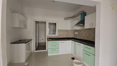 Kitchen Image of 1400 Sq.ft 3 BHK Apartment / Flat for rent in SJR Watermark, Harlur Bengaluru for Rs. 60000