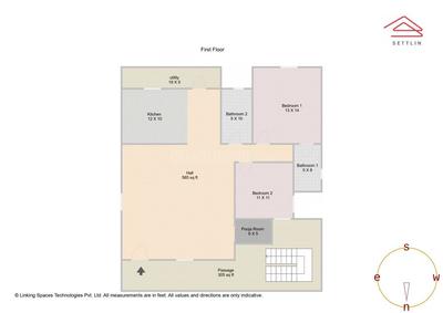 Image of 5200 Sq.ft 9 BHK Independent House for sale in JP Nagar, Bengaluru for Rs. 44500000