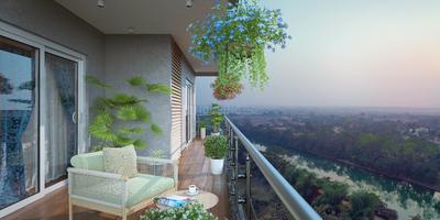 Balcony Image of 2400 Sq.ft 3.5 BHK Apartment / Flat for sale in Aryavarta, Phulnakhara Cuttack for Rs. 13200000