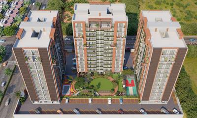 Image of 1705 Sq.ft 3 BHK Apartment / Flat for sale in Pal, Surat for Rs. 8241000
