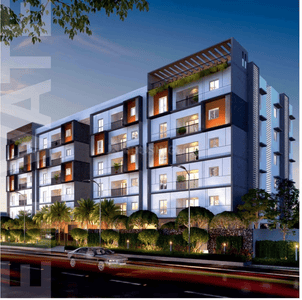 Image of 1040 Sq.ft 2 BHK Apartment / Flat for sale in Urbando Eterna, Karapakkam, Chennai for Rs. 8308000