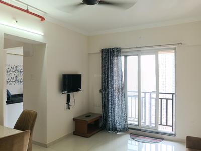 Living Room Image of 450 Sq.ft 1 BHK Apartment / Flat for rent in Raunak Bliss, Kasarvadavali Thane for Rs. 27500