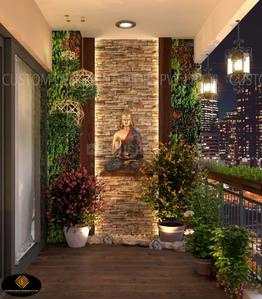 Balcony Image of 2500 Sq.ft 2 BHK Apartment / Flat for rent in Shivam Grace, Ghatlodiya Ahmedabad for Rs. 22000