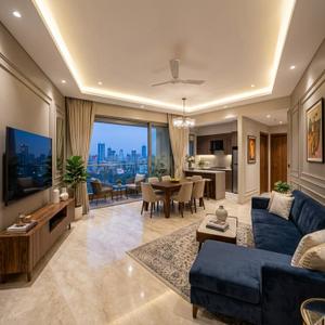 Hall Image of 2342 Sq.ft 3 BHK Apartment / Flat for rent in Omaxe The Lake, Kharar Mohali for Rs. 16000