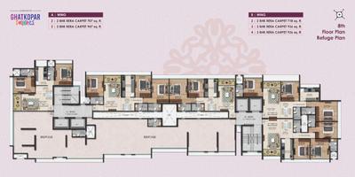 Image of 800 Sq.ft 2 BHK Apartment / Flat for sale in Ghatkopar East, Mumbai for Rs. 20500000