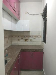 Kitchen Image of 450 Sq.ft 1 BHK Builder Floor for rent in Patparganj New Delhi for Rs. 14000