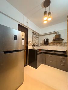Kitchen Image of 630 Sq.ft 1 BHK Apartment / Flat for rent in Yashada Splendid County Phase II, Lohegaon Pune for Rs. 22000