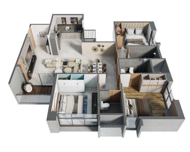 Image of 1000 Sq.ft 2 BHK Apartment / Flat for sale in Mohammed Wadi, Pune for Rs. 7900000