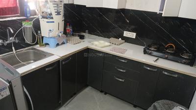 Kitchen Image of 600 Sq.ft 1 RK Builder Floor for rent in Nabha Zirakpur for Rs. 14000