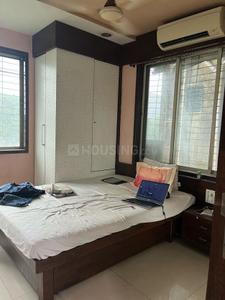 Bedroom Image of 950 Sq.ft 1.5 BHK Apartment / Flat for rent in Kopar Khairane Navi Mumbai for Rs. 34000