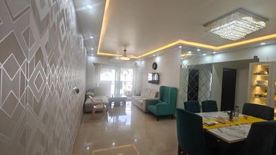 Hall Image of 1360 Sq.ft 3 BHK Apartment / Flat for rent in Ramky One North, Yelahanka Bengaluru for Rs. 55000