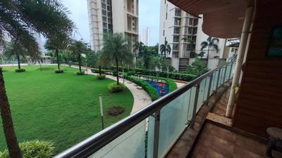 Balcony Image of 1275 Sq.ft 2 BHK Apartment / Flat for rent in B and M Atlantis, Ghansoli Navi Mumbai for Rs. 73000