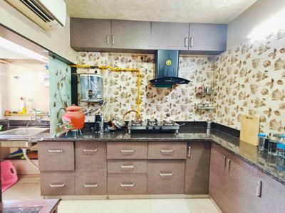 Kitchen Image of 1300 Sq.ft 2 BHK Apartment / Flat for rent in Gota Ahmedabad for Rs. 35000